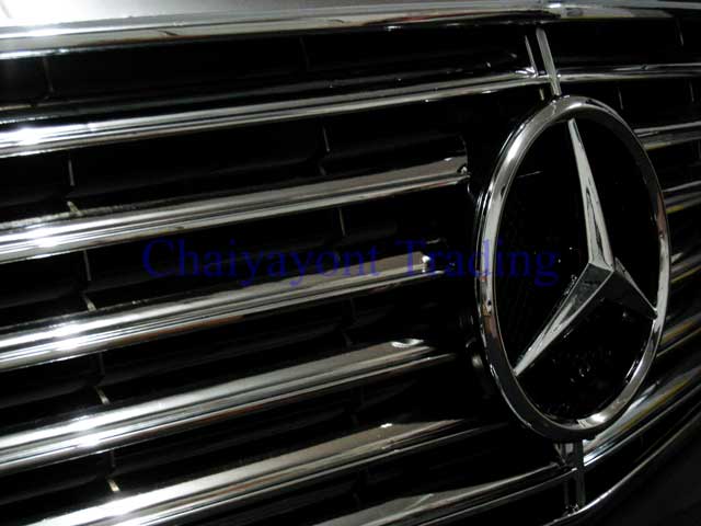 ประดับยนต์ชุดแต่งรถกระจังหน้าดาวกลาง Elegance Complete Chrome Type รถเบนซ์ Mercedes-Benz W126 Sedan 4