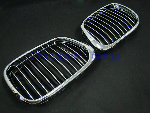ประดับยนต์ชุดแต่งรถ กระจังหน้ารถบีเอ็มขอบโครเมี่ยม BMW E39 ซีรีย์ 5 520d 520i 523i 525d 525i 528i 5 1