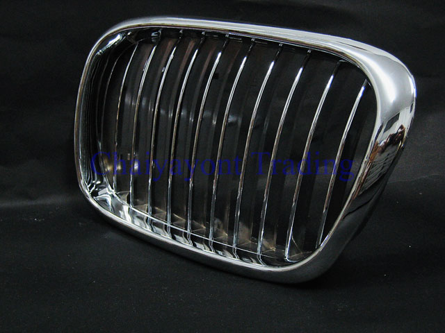 ประดับยนต์ชุดแต่งรถ กระจังหน้ารถบีเอ็มขอบโครเมี่ยม BMW E39 ซีรีย์ 5 520d 520i 523i 525d 525i 528i 5 3