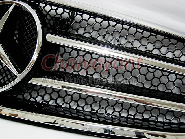 ประดับยนต์ชุดแต่งรถกระจังหน้าสปอร์ตสีดำรถเบนซ์ W204 รุ่น 4 ประตู Avantgarde C200 C220 C320 C180 C230 6