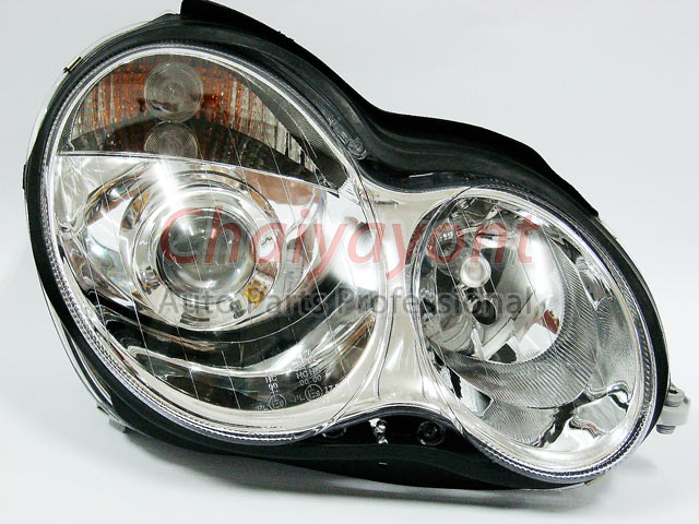 ประดับยนต์ชุดแต่งไฟหน้า RH Magic Clear Projector รถเบนซ์ Mercedes-Benz W203 C180 C200 C220 C240 C280 2