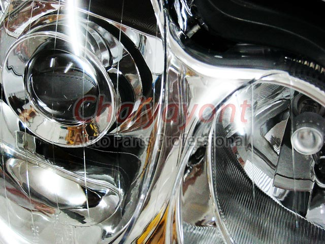 ประดับยนต์ชุดแต่งไฟหน้า RH Magic Clear Projector รถเบนซ์ Mercedes-Benz W203 C180 C200 C220 C240 C280 9