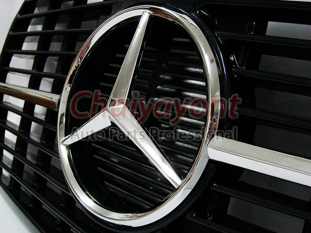 ประดับยนต์ชุดแต่งกระจังดาวกลาง Powered Star AMG Mercedes-Benz W123 230 230E 280E 220D 240D 300D 230T 6