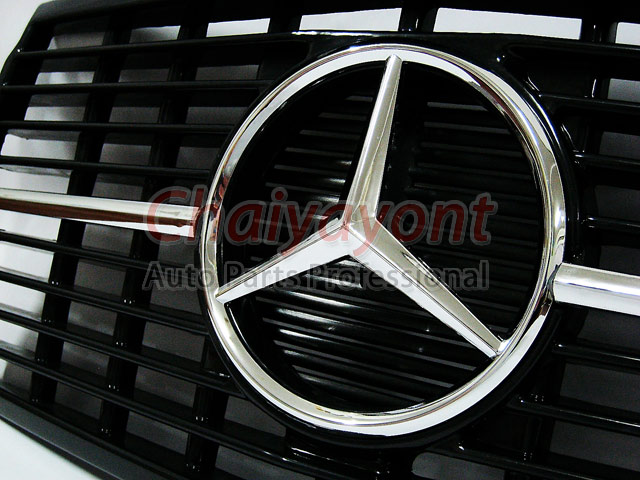 ประดับยนต์ชุดแต่งกระจังดาวกลาง Powered Star AMG Mercedes-Benz W123 230 230E 280E 220D 240D 300D 230T 7