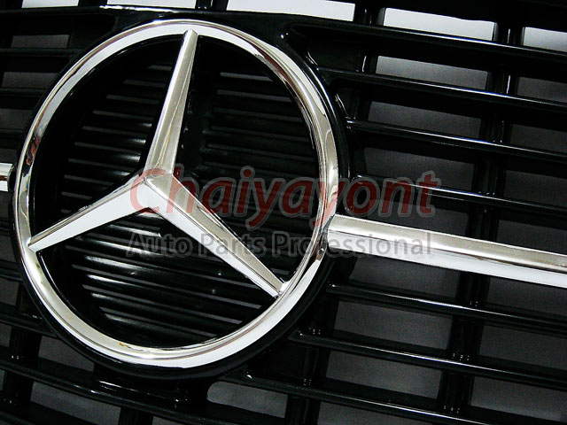 ประดับยนต์ชุดแต่งกระจังดาวกลาง Powered Star AMG Mercedes-Benz W123 230 230E 280E 220D 240D 300D 230T 9