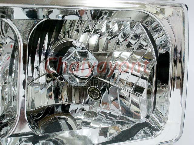 ไฟหน้าคริสตัลใส LH Clear Type White Chrome สำหรับรถเบนซ์ Mercedes-Benz W201190 190D 190E 1.8 2.0 2.3 3