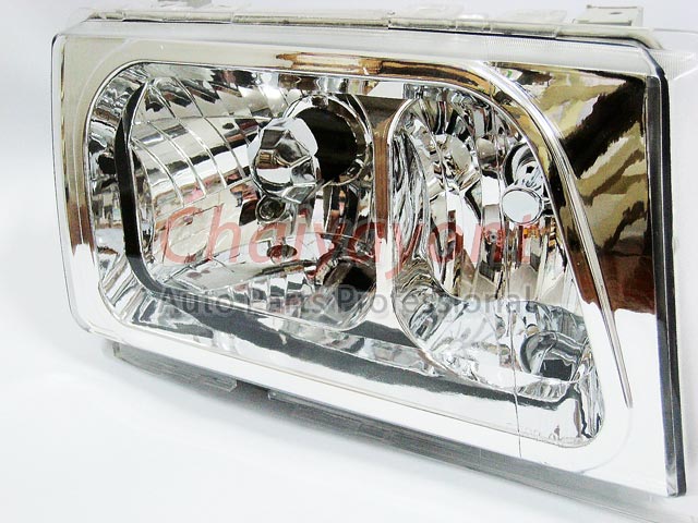 ไฟหน้าคริสตัลใส RH Clear Type White Chrome สำหรับรถเบนซ์ Mercedes-Benz W201190 190D 190E 1.8 2.0 2.3 6