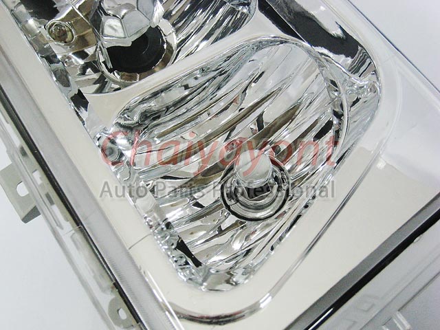 ไฟหน้าคริสตัลใส RH Clear Type White Chrome สำหรับรถเบนซ์ Mercedes-Benz W201190 190D 190E 1.8 2.0 2.3 15