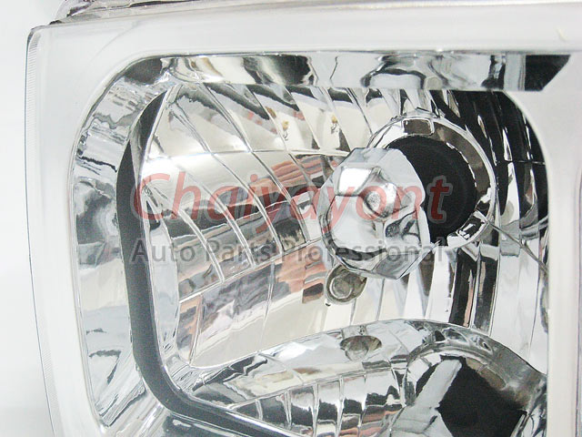 ไฟหน้าคริสตัลใส RH Clear Type White Chrome สำหรับรถเบนซ์ Mercedes-Benz W201190 190D 190E 1.8 2.0 2.3 16