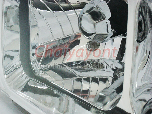 ไฟหน้าคริสตัลใส RH Clear Type White Chrome สำหรับรถเบนซ์ Mercedes-Benz W201190 190D 190E 1.8 2.0 2.3 18