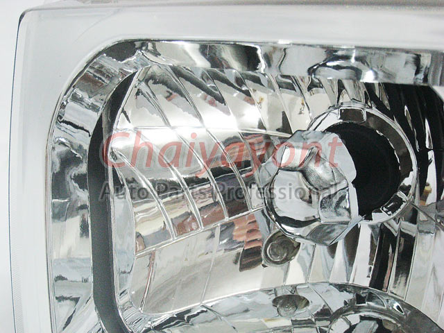 ไฟหน้าคริสตัลใส RH Clear Type White Chrome สำหรับรถเบนซ์ Mercedes-Benz W201190 190D 190E 1.8 2.0 2.3 19