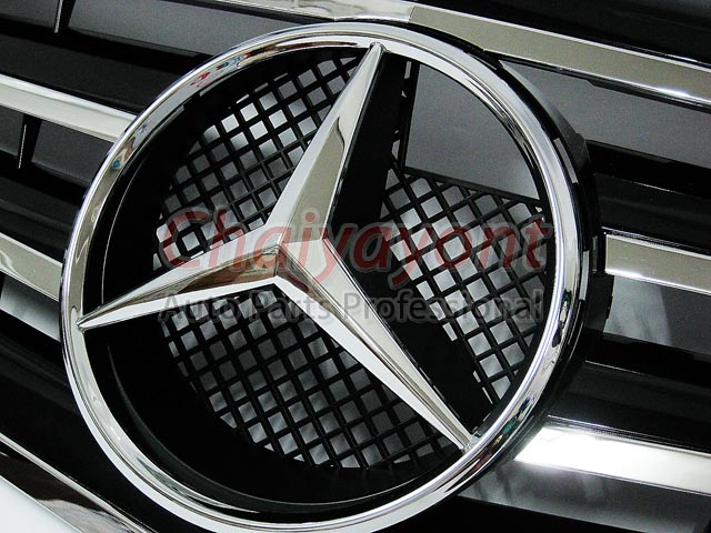 กระจังหน้าดาวกลาง Powered Black CL-Type สำหรับรถเบนซ์ Mercedes-Benz W211 ปี 2006 Facelift E200 E2