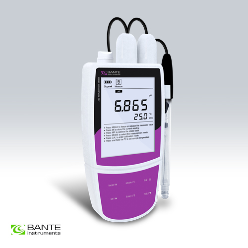 เครื่องวัดค่า pH meter - Bante320 Portable pH/Ion Meter