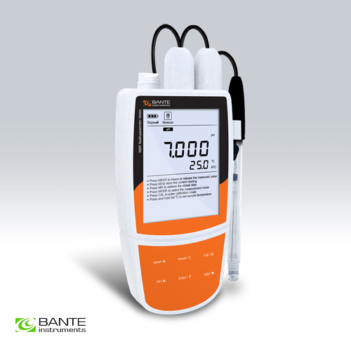 เครื่องวัดค่า pH meter - Bante901P Portable pH/Conductivity Meter