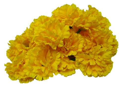 ดอกคาเนชั่นประดิษฐ์สีเหลือง