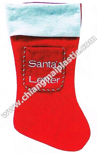 ถุงเท้าแดง ใหญ่ Santa Letter