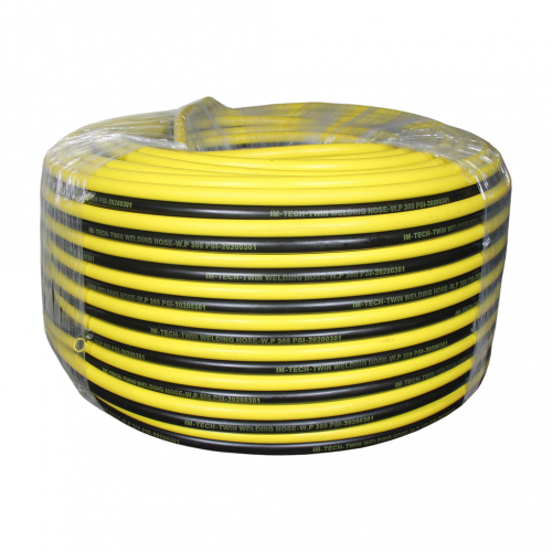 สายลมคู่เหลือง-ดำ ผ้าใบถัก 2 ชั้น ยี่ห้อ IM-TECH