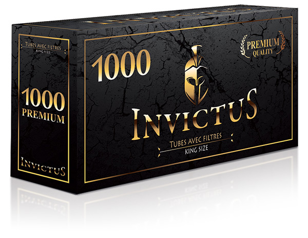 มวนเปล่า อินวิคตัส Invictus 1000 มวน (15mm)