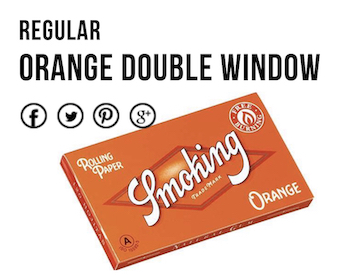 กระดาษ 70 mm Orange Double Window (1กล่อง)