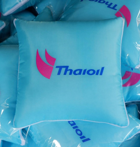 บริษัทไทยออยล์สั่งทำหมอนผ้าห่มเป็นของขวัญให้พนักงานในบริษัท
