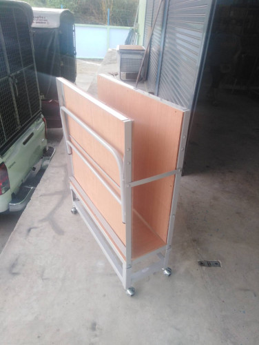 เตียงเสริมพร้อมที่นอนขนาด 3 ฟุต พับได้  มีล้อ / เตียง_Guest Extra Bed/ รหัส DS-Bed-18 3