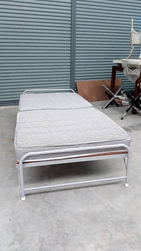 เตียงเสริมพร้อมที่นอนขนาด 3 ฟุต พับได้  มีล้อ / เตียง_Guest Extra Bed/ รหัส DS-Bed-18 7