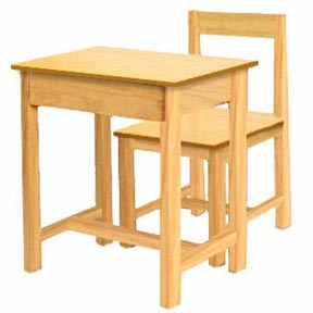 ชุดโต๊ะพร้อมเก้าอี้นักเรียนของเด็กมัธยม, S-33-set,