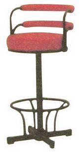 เก้าอี้บาร์เหล็ก BCD-12, เก้าอี้บาร์โครงเหล็ก
