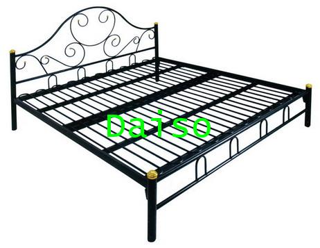 เตียงเหล็ก ขนาด6 ฟุต DS Bed-10,เตียงนอนเหล็ก