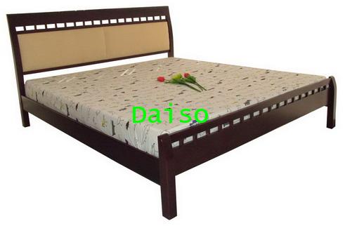 DS Rubber wood Bed-2, เตียงไม้ยางพารา