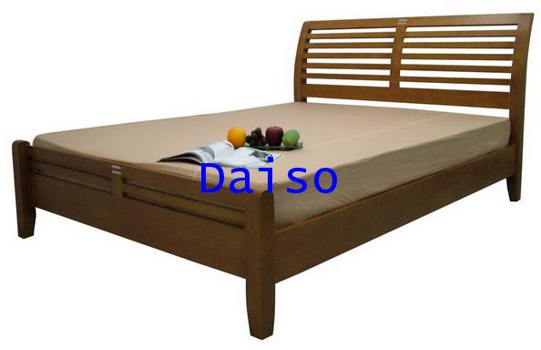 เตียงไม้ยางพารา DS Rubber wood Bed-3