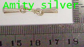 AC-CH-002, ตะขอเงินแท้ ขนาดเล็ก