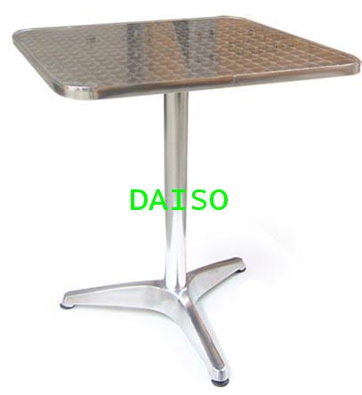 โต๊ะ โต๊ะอลูมิเนียม T-73 / โต๊ะอาหารอลูมิเนียม ขา3แฉก 1