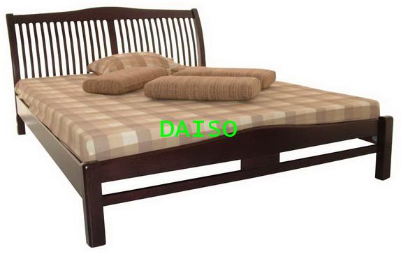 เตียงไม้ยางพารา DS Rubber wood Bed-1,