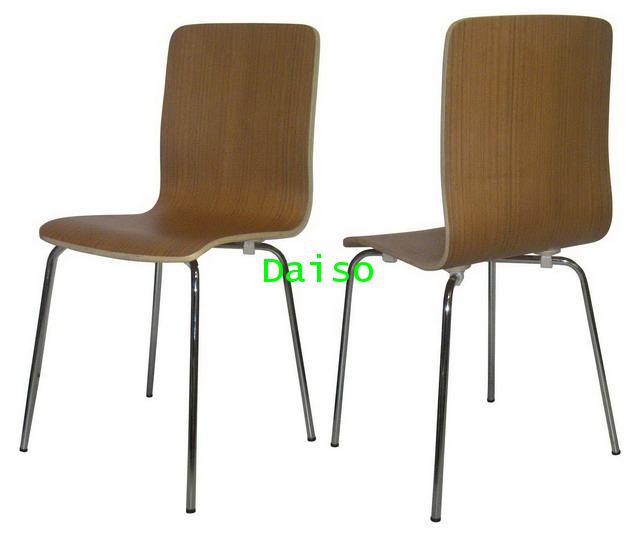 เก้าอี้ไม้วีเนียร์โชว์ลายไม้/DVN-222_เก้าอี้ไม้วีเนียร์