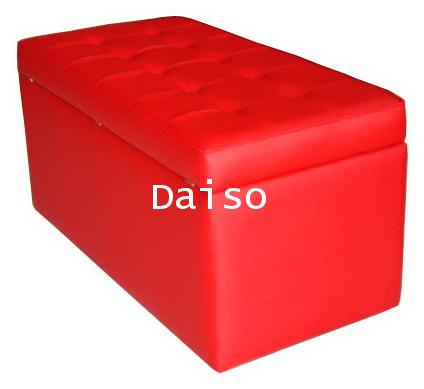 CD-155_สตูล2ที่นั่งเก็บของได้/สตูลสี่เหลี่ยมเก็บของได้ 1