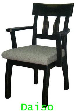 เก้าอี้ไม้ยางขูดเสี้ยน DPC-081