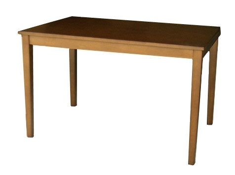 โต๊ะไม้ยางพารา ขาเทเปอร์ _DPT-071/โต๊ะกินข้าวไม้ยางพารา