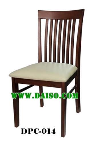 เฟอร์นิเจอร์ไม้ยางพารา/เก้าอี้ไม้ยางพารา/เก้าอี้ทานข้าวไม้ยาง/DPC-014 1