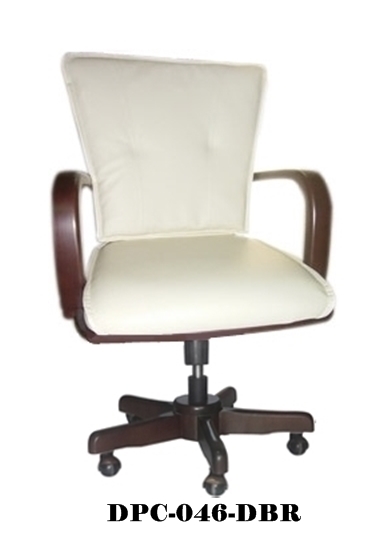 เก้าอี้ทำงานไม้ยางพารา เก้าอี้สำนักงานไม้ยางพารา เก้าอี้ห้องประชุม_DPC-045