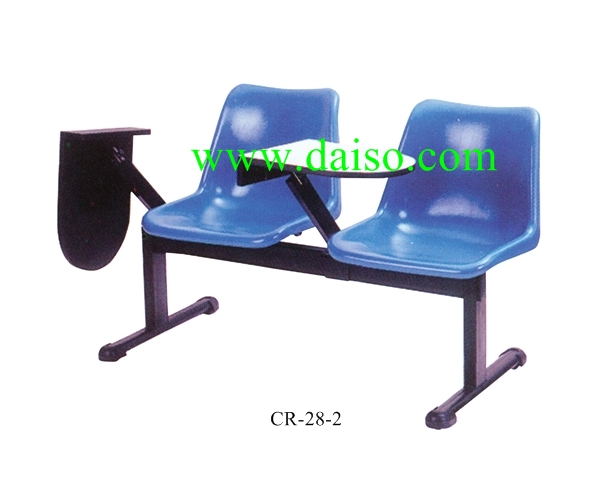 เก้าอี้เลคเชอร์แถวโพลีโพพิลีน 2 ที่นั่ง CR-28-2