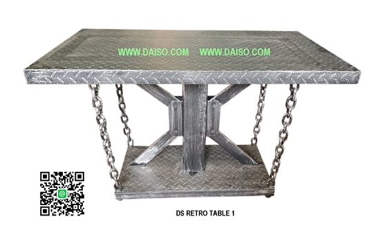 โต๊ะเหล็กทำสี DS-RETRO TABLE 1