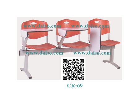 เก้าอี้แถวมีเลคเชอร์ / เก้าอี้แถวแบบ 3 ที่นั่ง CR-69-3 1