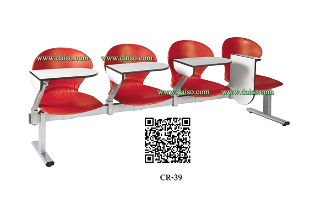 เก้าอี้เลคเชอร์แขนสวิง 4 ที่นั่ง CR-39-4