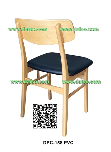 เก้าอี้ไม้ยางพารา / เก้าอี้ทานอาหาร / DPC-158 1