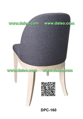 เก้าอี้ร้านอาหาร เก้าอี้ไม้ยางพารา หุ้มเบาะ หรัส DPC-160 1
