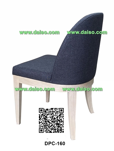 เก้าอี้ร้านอาหาร เก้าอี้ไม้ยางพารา หุ้มเบาะ หรัส DPC-160 2