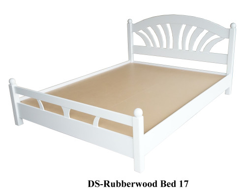 เตียงนอนไม้แท้ _DS-RUBBER WOOD-17/เตียงไม้ยางพารา 