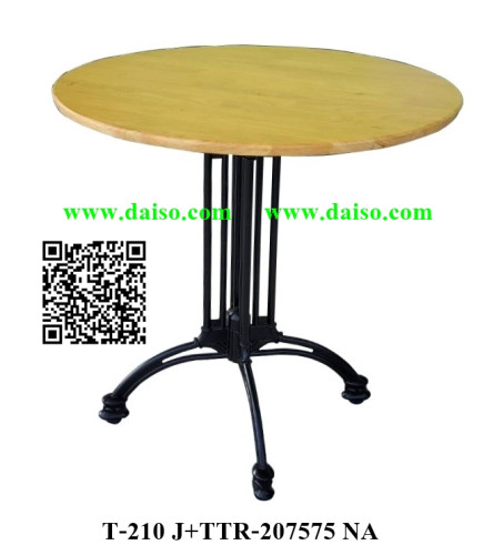 ขาโต๊ะอลูมิเนียม / ขาโต๊ะสำเร็จรูป ทรงหลุยส์ 4 แฉก / ระหัส T-210J 2