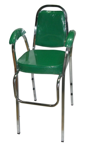 เก้าอี้จัดเลื้ยงสำหรับเด็ก  มีท้าวแขน เบาะหนัง  รหัส CB-15